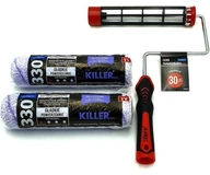 2x KILLER ROLLER 25CM DR25 RUKOJEŤ na maľovanie stien 2x KILLER ROLLER 25CM DR25 RUKOJEŤ na maľovanie stien