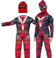 DEADPOOL SO SVALMI KOSTÝMOVÝ OUTFIT L 122/128 AVENGERS DEADPOOL SO SVALMI KOSTÝMOVÝ OUTFIT L 122/128 AVENGERS