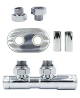 Reg ventil 50mm TWINS chróm pravý GZ1/2 All in One Reg ventil 50mm TWINS chróm pravý GZ1/2 All in One