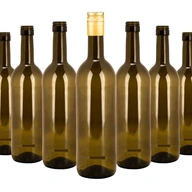 30x Bordeaux fľaša na víno, mesiačikové tinktúry, 750 ml
