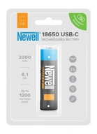 Nabíjacie batérie 3,7V 18650 USB-C 2200 mAh Nabíjacie batérie 3,7V 18650 USB-C 2200 mAh
