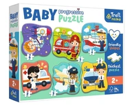 Puzzle Baby progressive Profesie a vozidlá Trefl 2+ Puzzle Baby progressive Profesie a vozidlá Trefl 2+