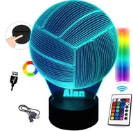 LAMPA S MENOVOU 3D LED VOLEJBALOVÁ SIEŤ