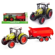 Traktor, farmársky traktor, príves, zvuk, svetlo