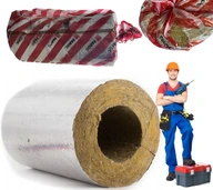 Izolácia z minerálnej vlny Alu PAROC 35/30 na potrubia Izolácia z minerálnej vlny Alu PAROC 35/30 na potrubia