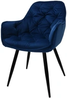 DIZAJNOVÉ KRESLO DANKOR ARTEN NAVY VELVET DIZAJNOVÉ KRESLO DANKOR ARTEN NAVY VELVET