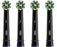 4x BRAUN ORAL-B CROSS ACTION MAXI BLACK TIP