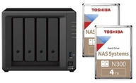 Synology DS923+ 8GB ECC + 2x 4TB Toshiba