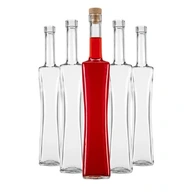 5x QUADRA FĽAŠA NA LIKÉRY VÍNNY ŠŤAV 500ml 0,5L 5x QUADRA FĽAŠA NA LIKÉRY VÍNNY ŠŤAV 500ml 0,5L