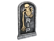 Náhrobný kameň Skeleton RIP 56x33cm Halloween