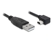 USB 2.0 AM -> USB mini 5PIN kábel, lomený, 5m