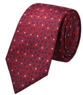 Lancerto červená bodkovaná kravata M.746