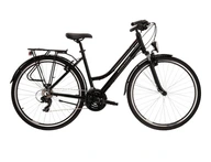 Bicykel Kross Trans 1.0 čierna/sivá pol DM-17