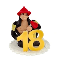 Figúrka hasiča na torte k 18. narodeninám - Hokus Figúrka hasiča na torte k 18. narodeninám - Hokus
