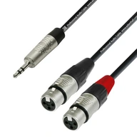 ADAM HALL K4YWFF AUDIO KÁBEL jack 3,5 2x XLR 1,8m ADAM HALL K4YWFF AUDIO KÁBEL jack 3,5 2x XLR 1,8m