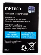 Batéria mPTech myPhone FUN LTE BM-40 ORIGINÁL Batéria mPTech myPhone FUN LTE BM-40 ORIGINÁL