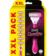 WILKINSON Quattro pre ŽENY sada 8x Vložky + Rúčka WILKINSON Quattro pre ŽENY sada 8x Vložky + Rúčka