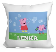 PEPPA PIG VANKÚŠ DARČEK DARČEK + MENO PEPPA PIG VANKÚŠ DARČEK DARČEK + MENO