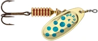 Mepps COMET DECORE zlato/modré bodky 4/8g Mepps COMET DECORE zlato/modré bodky 4/8g