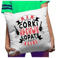 Funny Vankúš Z dcér mám krásne dcéry Funny Vankúš Z dcér mám krásne dcéry