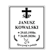 Náhrobná doska GRAWER doska na hrob 36x29 cm Náhrobná doska GRAWER doska na hrob 36x29 cm