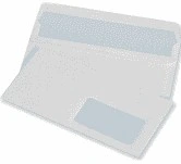 Obálka s okienkom DL (110 x 220 mm) biela Obálka s okienkom DL (110 x 220 mm) biela