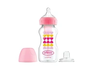 DR BROWN'S Set Z fľaše do pohára 270ml Ružová DR BROWN'S Set Z fľaše do pohára 270ml Ružová