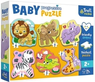 Puzzle Baby progressive Safari Trefl 2+ Puzzle Baby progressive Safari Trefl 2+