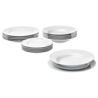 IKEA UPPLAGA BIELE TANIERE SERVIS 18 KS. IKEA UPPLAGA BIELE TANIERE SERVIS 18 KS.