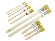 SADA BRUSHES kefiek plochý okrúhly štetec 10 ks SADA BRUSHES kefiek plochý okrúhly štetec 10 ks