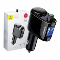 NABÍJAČKA BASEUS AUTO VYSIELAČ FM BLUETOOTH 4.2 MP3 2X USB-A LED NABÍJAČKA BASEUS AUTO VYSIELAČ FM BLUETOOTH 4.2 MP3 2X USB-A LED