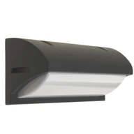 Vonkajšie nástenné svietidlo E27 LED antracitová RAL7016