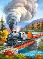 Puzzle 200 VLAKOM LOKOMOTÍVA PARNÁ LOVE Koliesko 7+ Puzzle 200 VLAKOM LOKOMOTÍVA PARNÁ LOVE Koliesko 7+