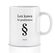 Hrnčekový darček pre právnika (meno, lex coffee) Hrnčekový darček pre právnika (meno, lex coffee)