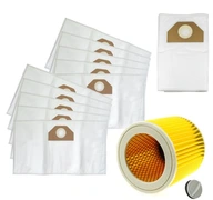 10x TAŠKY NA VYSÁVAČ KARCHER WD3 200 MV3 + FILTER 10x TAŠKY NA VYSÁVAČ KARCHER WD3 200 MV3 + FILTER