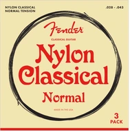 FENDER nylonové struny pre klasickú gitaru 3 PACK FENDER nylonové struny pre klasickú gitaru 3 PACK