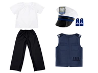 KOSTÝM POLICAJTA POLICAJT VESTA 116-128 6 ks KOSTÝM POLICAJTA POLICAJT VESTA 116-128 6 ks