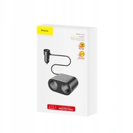 Rozbočovač zásuvky zapaľovača cigariet Baseus 2X USB 100W Rozbočovač zásuvky zapaľovača cigariet Baseus 2X USB 100W