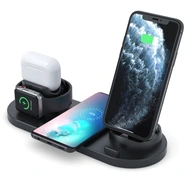 Qi dokovacia stanica pre Apple Watch AirPods iPhone Qi dokovacia stanica pre Apple Watch AirPods iPhone