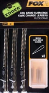 FOX EDGES CAMO SUBMERGE LEADERS KWIK CHANGE 40LB FOX EDGES CAMO SUBMERGE LEADERS KWIK CHANGE 40LB