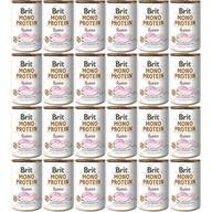 Brit Mono Protein Rabbit mokré krmivo 24x400g