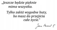 Nálepky na stenu s citátom svätého Jána Pavla II Nálepky na stenu s citátom svätého Jána Pavla II