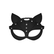 Čierna kožená maska ​​Karess Selina