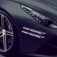 Vinylová nálepka v štýle White Tark Industries Vinylová nálepka v štýle White Tark Industries
