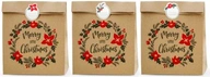 Vianočné darčekové tašky Merry Little, 3 ks