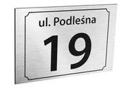 Adresná tabuľa s číslom domu 40 x 30 cm Adresná tabuľa s číslom domu 40 x 30 cm