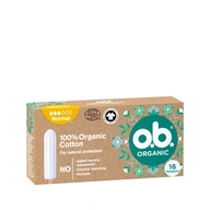 O.B.Bio tampóny Normal - 100% bavlna 6 ks