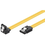 SATA kábel Goobay PC dátový kábel; 6 Gbps; 90° klip