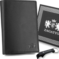 ZAGATTO Pánska kožená peňaženka kožená RFID ochrana ZAGATTO Pánska kožená peňaženka kožená RFID ochrana
