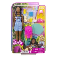 Barbie Camping Bábika Barbie Brooklyn + doplnky